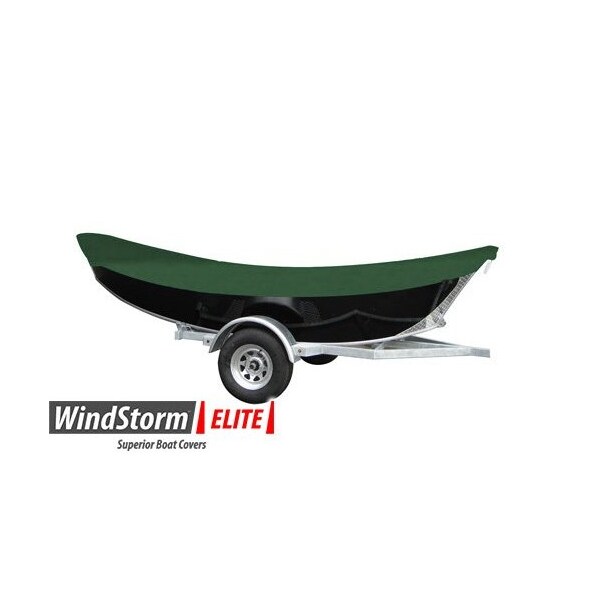 Eevelle Boat Cover DRIft BOAT, Outboard Fits 19ft L up to 96in W Green SFDFT1996B-HTR - main